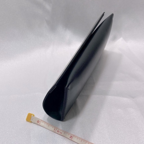 Saint Laurent YSL Sunglasses Case Set,Large Black Leather Hard Case ,Cloth, Wide - Picture 6 of 9